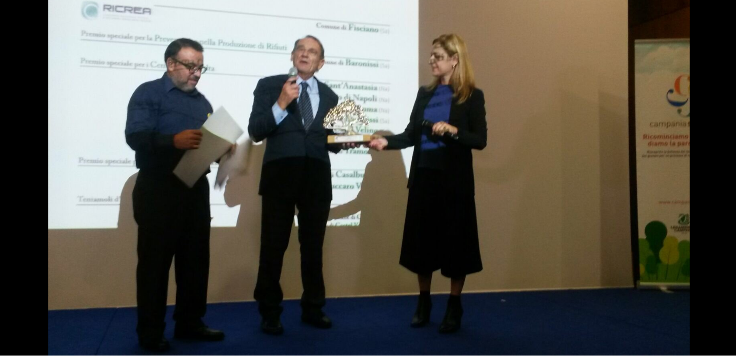 comuni ricicloni campania 2016 - premio alluminio