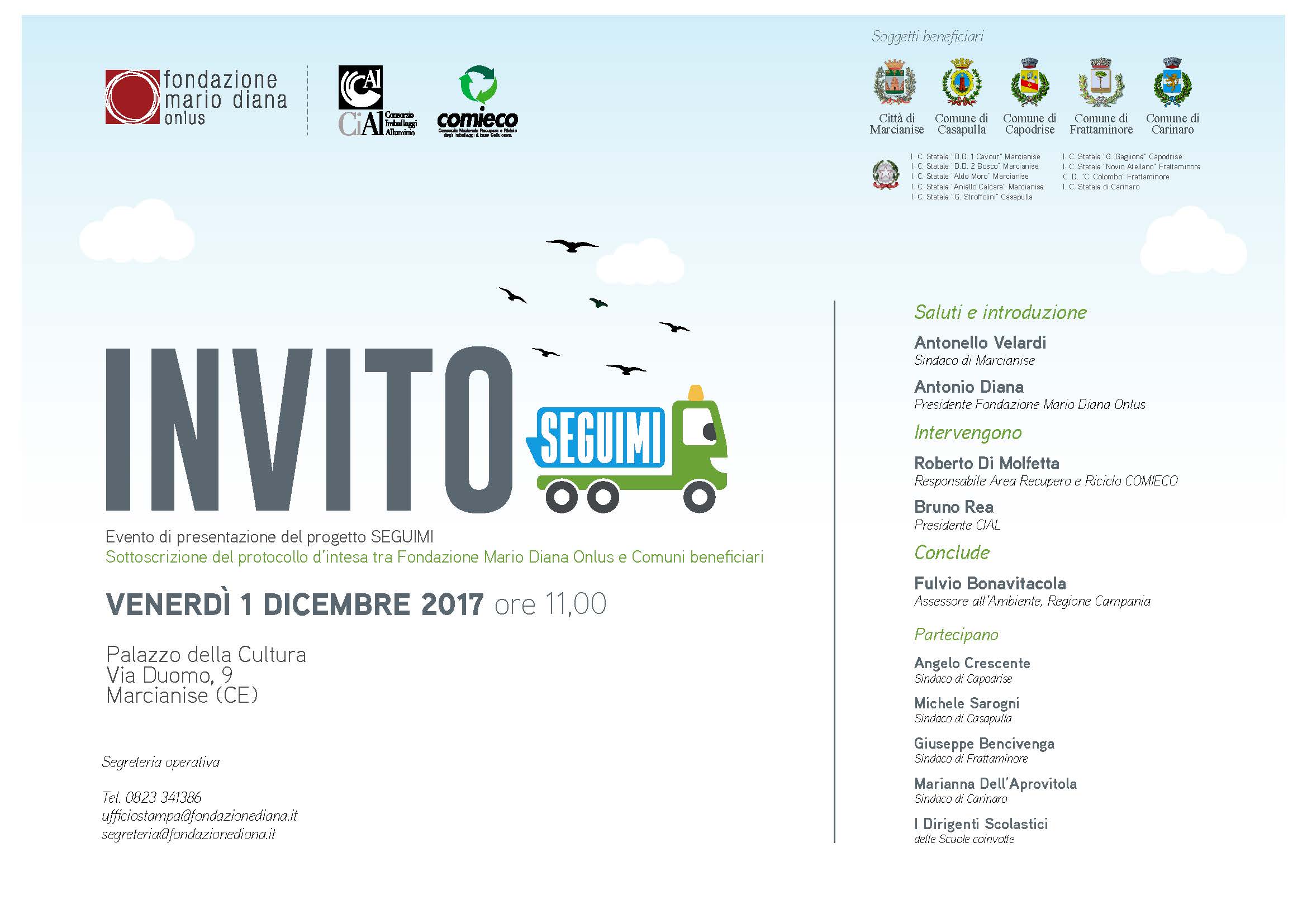 Invito - presentazione progetto Seguimi - Ultima modifica