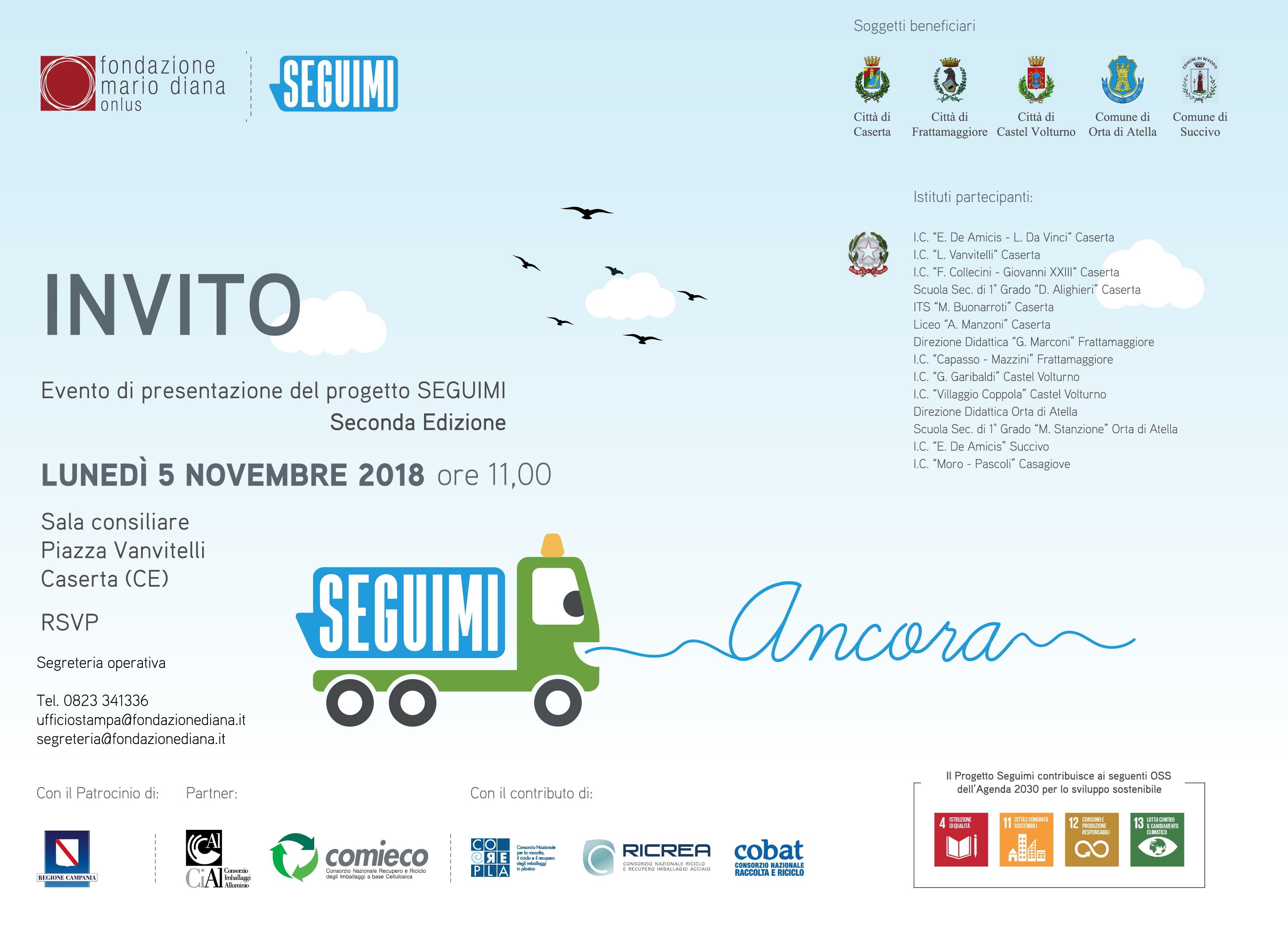 Invito - presentazione progetto Seguimi - 2018