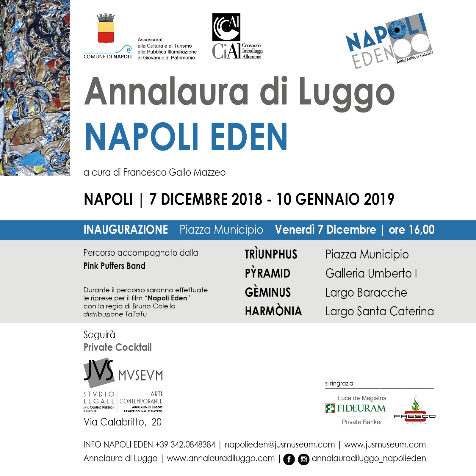 INVITO 7 DICEMBRE NAPOLI EDEN