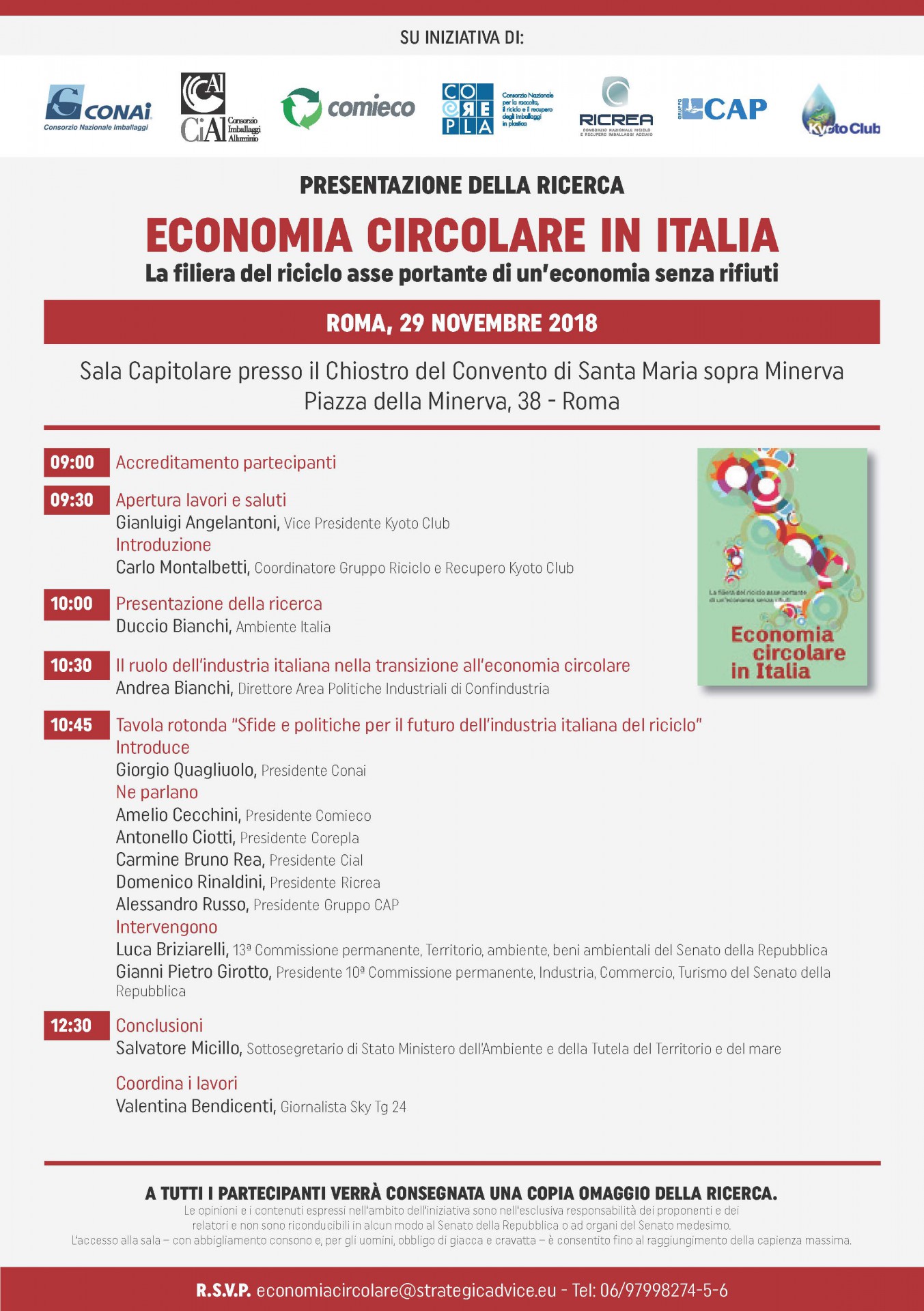 invito 29novembre2018_economia circolare in italia