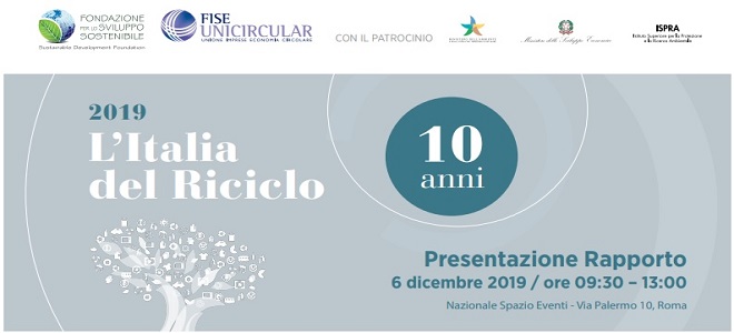 italia del riciclo 6 dicembre 2019